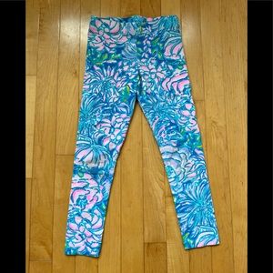 Girls Lilly Pulitzer leggings size Medium 6-7